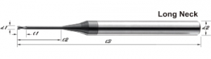 GJE-2T-CVD Graphite Dedicated End Mills