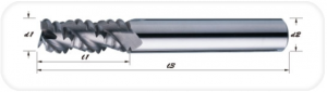 P6AW38-3T - Aluminum Cutting Roughing