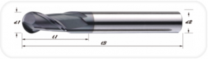 G4B-2T - Ball Nose